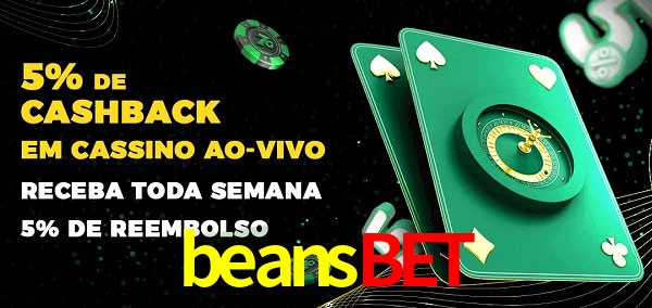 Promoções do cassino ao Vivo beansbet